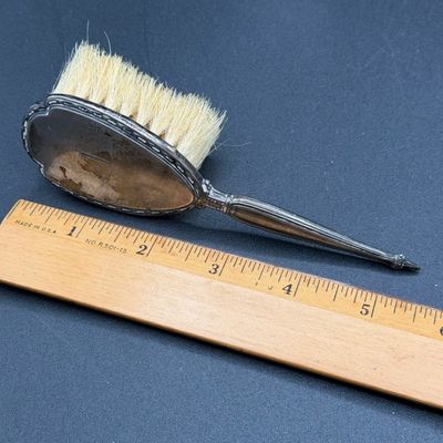 LOT 299J: Sterling Silver Brushes, Comb and Cup