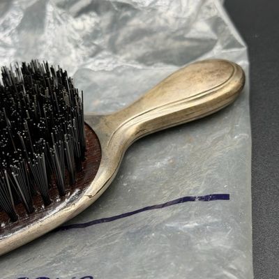 LOT 299J: Sterling Silver Brushes, Comb and Cup