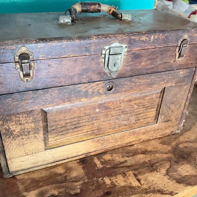 LOT 242G: Vintage Tool Chest FILLED With Precision Tools and More