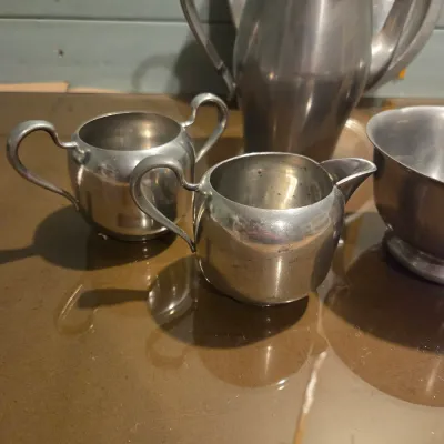 Sale Photo Thumbnail #39: Nice lot of pewter
