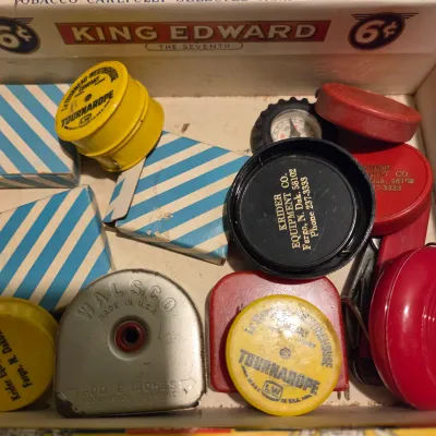 Sale Photo Thumbnail #150: Krider equip tape measures and a few other bits