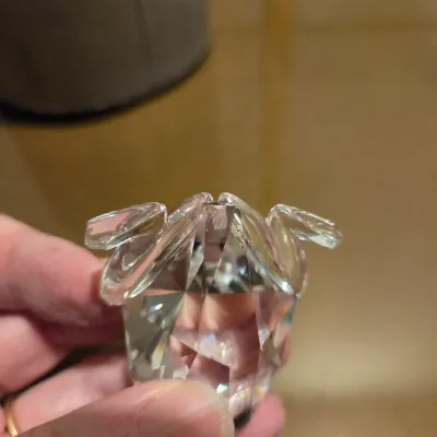 Sale Photo Thumbnail #86: So cute! Swarovski frog Prince with box and paperwork