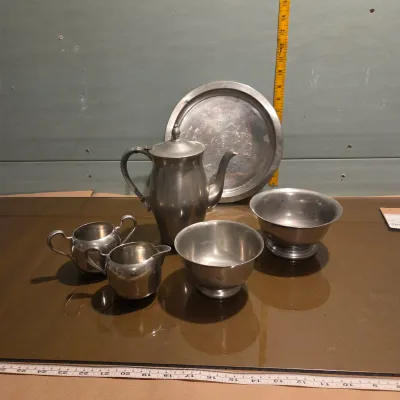 Sale Photo Thumbnail #38: Nice lot of pewter