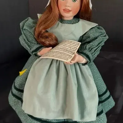 Vintage 1994 Ashton-Drake "Beth" Little Women Porcelain Doll by Wendy Lawton