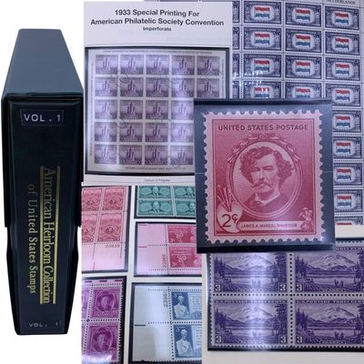 Sale Photo Thumbnail #370: 1400+ American Heirloom Collection of United States Postage Stamps in Storage Binder
