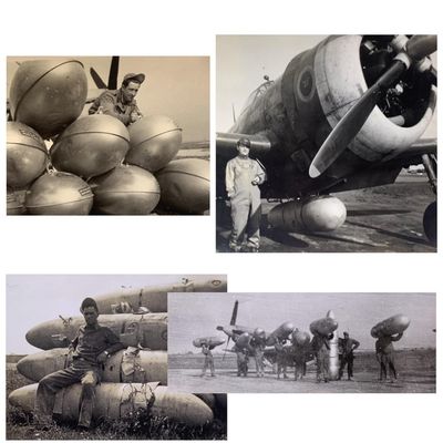 Sale Photo Thumbnail #311: 6 pc 374th/361st Fighter Squadron Personal WWII US Soldier Photograph Collection