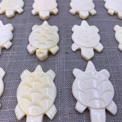 Sale Photo Thumbnail #272: 34 pc Hand Carved Turtle and Bird Totem Necklace Pendants, Natural Animal Effigy Charms