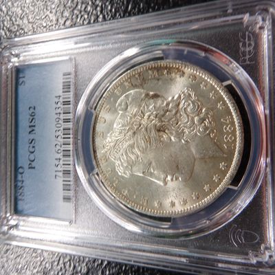 1884-O PCGS MS62 MORGAN SILVER DOLLAR