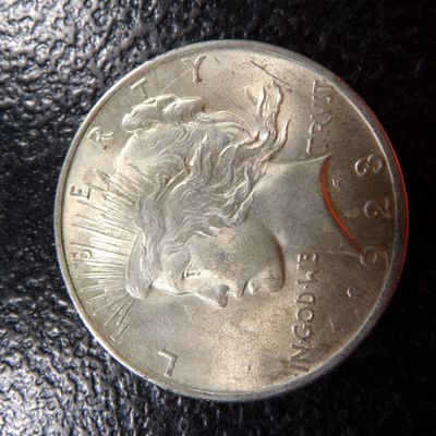 1923 PEACE SILVER DOLLAR