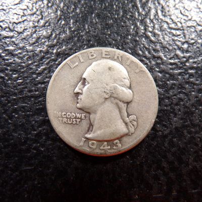 1943 WASHINGTON SILVER QUARTER