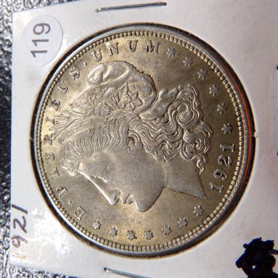 1921 MORGAN SILVER DOLLAR