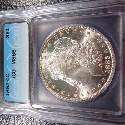 1883-CC ICG MS65 CARSON CITY MORGAN SILVER DOLLAR