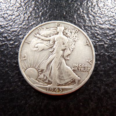 1943-D WALKING LIBERTY SILVER HALF DOLLAR