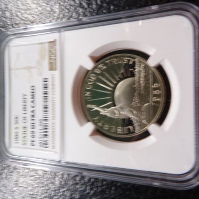 1986-S NGC PF69 ULTRA CAMEO STATUE OF LIBERTY HALF DOLLAR