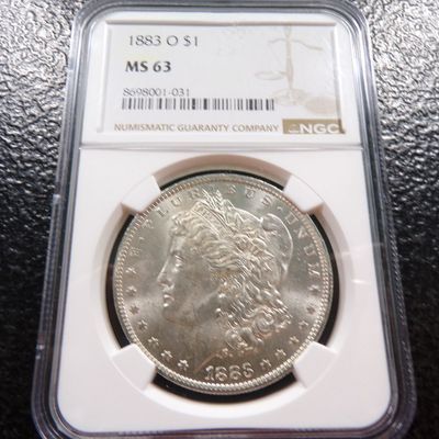 1883-O NGC MS63 MORGAN SILVER DOLLAR