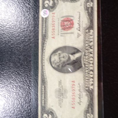 1953-A RED SEAL $2 UNITED STATES NOTE