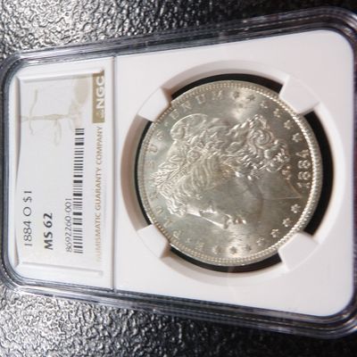 1884-O NGC MS62 MORGAN SILVER DOLLAR
