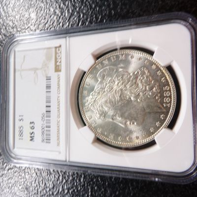 1885 NGC MS63 MORGAN SILVER DOLLAR