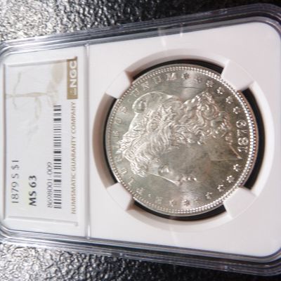 1879-S NGC MS63 MORGAN SILVER DOLLAR