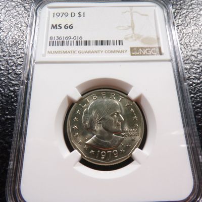 1979-D NGC MS66 SUSAN B ANTHONY DOLLAR