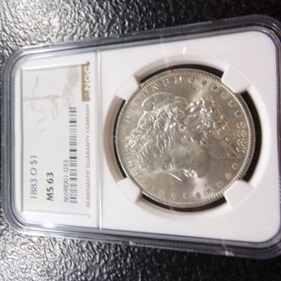1883-O NGC MS63 MORGAN SILVER DOLLAR