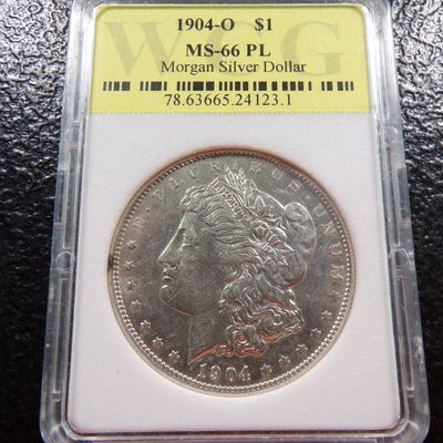 1904-O WCG MS-66 PL MORGAN SILVER DOLLAR