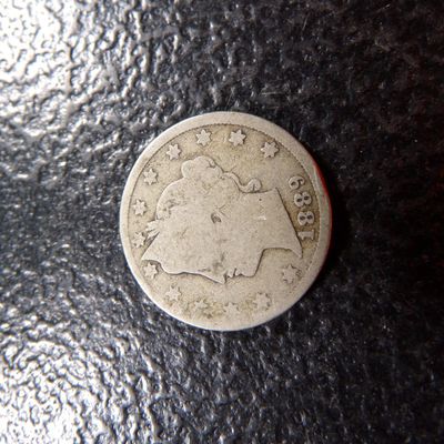 1889 LIBERTY HEAD V NICKEL
