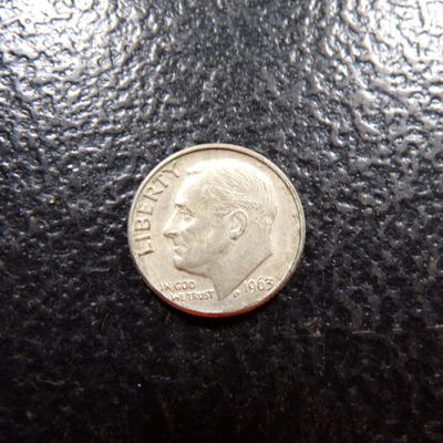 1963-D ROOSEVELT SILVER DIME