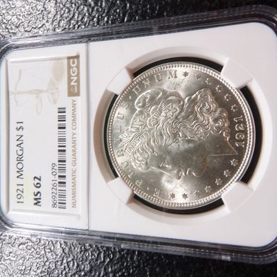 1921 NGC MS62 MORGAN SILVER DOLLAR