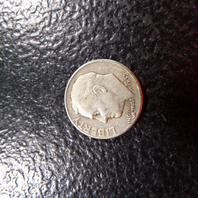 1957-D ROOSEVELT SILVER DIME