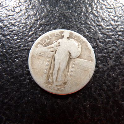 1927-D STANDING LIBERTY SILVER QUARTER