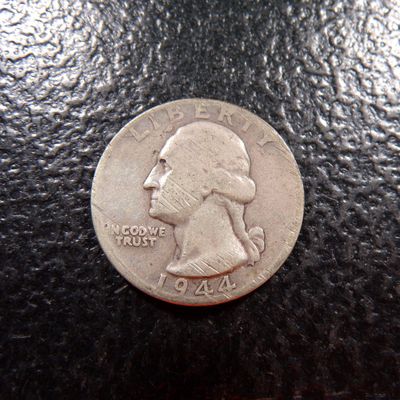 1944 WASHINGTON SILVER QUARTER