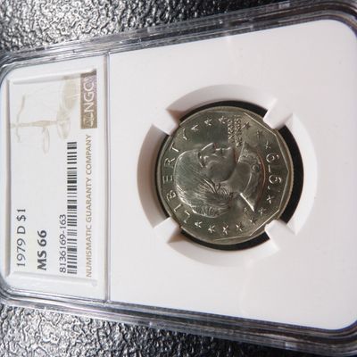 1979-D NGC MS66 SUSAN B ANTHONY DOLLAR