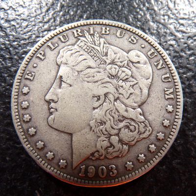 1903-S MORGAN SILVER DOLLAR