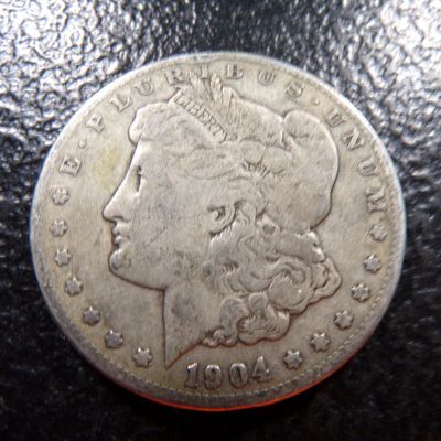 1904-S MORGAN SILVER DOLLAR