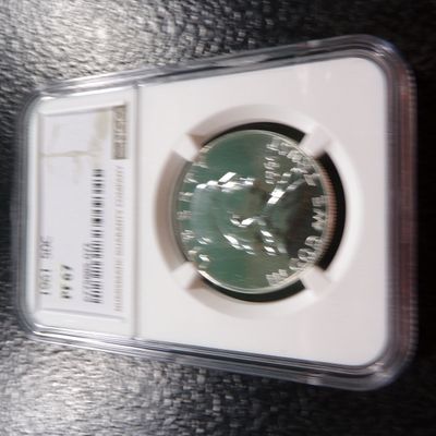 1961 NGC PF67 FRANKLIN SILVER PROOF HALF DOLLAR
