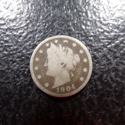 1904 LIBERTY HEAD V NICKEL