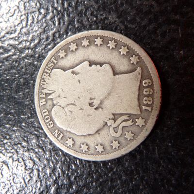 1899-O BARBER SILVER HALF DOLLAR