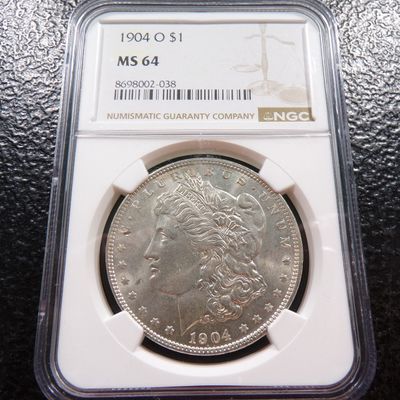 1904-O NGC MS64 MORGAN SILVER DOLLAR