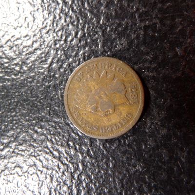 1874 INDISAN HEAD CENT