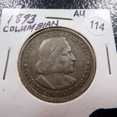 1893 COLUMBIAN EXPOSITION SILVER HALF DOLLAR