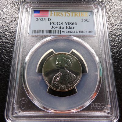 2023-D PCGS MS66 FIRST STRIKE JOVITA IDAR QUARTER
