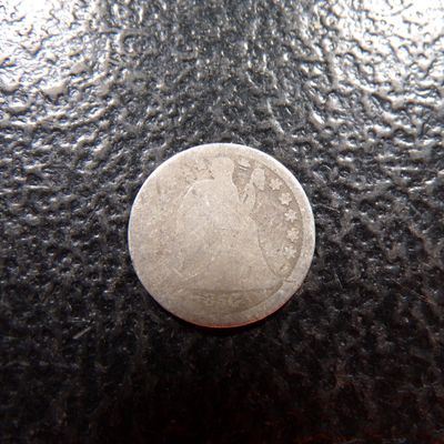 1856 SEATED LIBERTY SILVER DIME