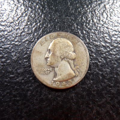 1943 WASHINGTON SILVER QUARTER
