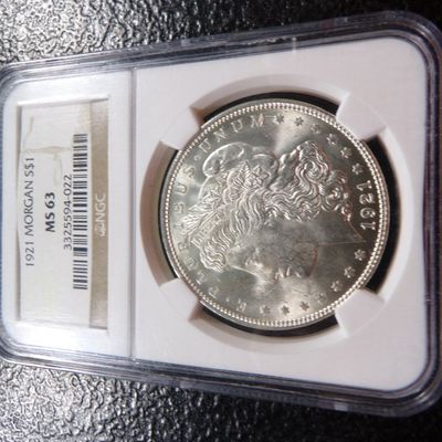 1921 NGC MS63 MORGAN SILVER DOLLAR