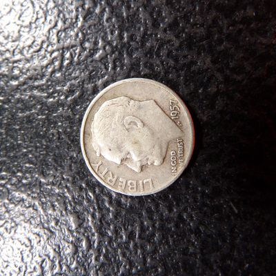 1957-D ROOSEVELT SILVER DIME