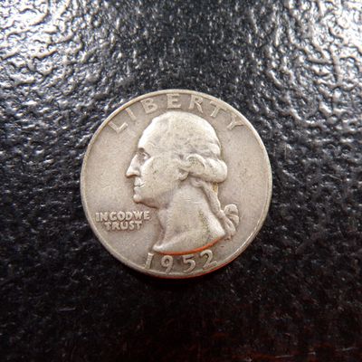 1952-D WASHINGTON SILVER QUARTER