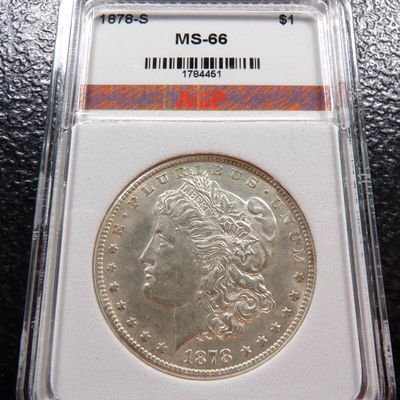 1878-S AGP MS66 MORGAN SILVER DOLLAR