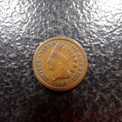 1864 INDIAN HEAD CENT