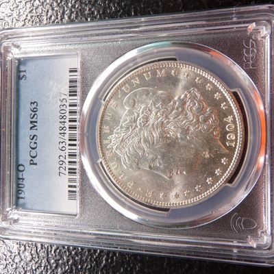1904-O PCGS MS63 MORGAN SILVER DOLLAR
